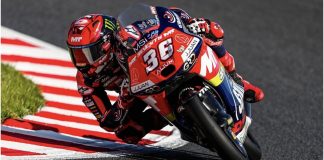Angel Piqueras (36) at Motegi. Photo courtesy MSi Racing Team.
