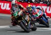 TT 2025 Supertwin Practice Michael Rutter (3) on his 700cc Yamaha leads Paul Jordan on his 660 Aprilia. Photo credit Barry Clay.
