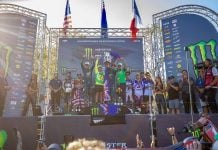 Team USA takes second place at 2025 Motocross of Nations. Photo credit Jeff Kardas.
