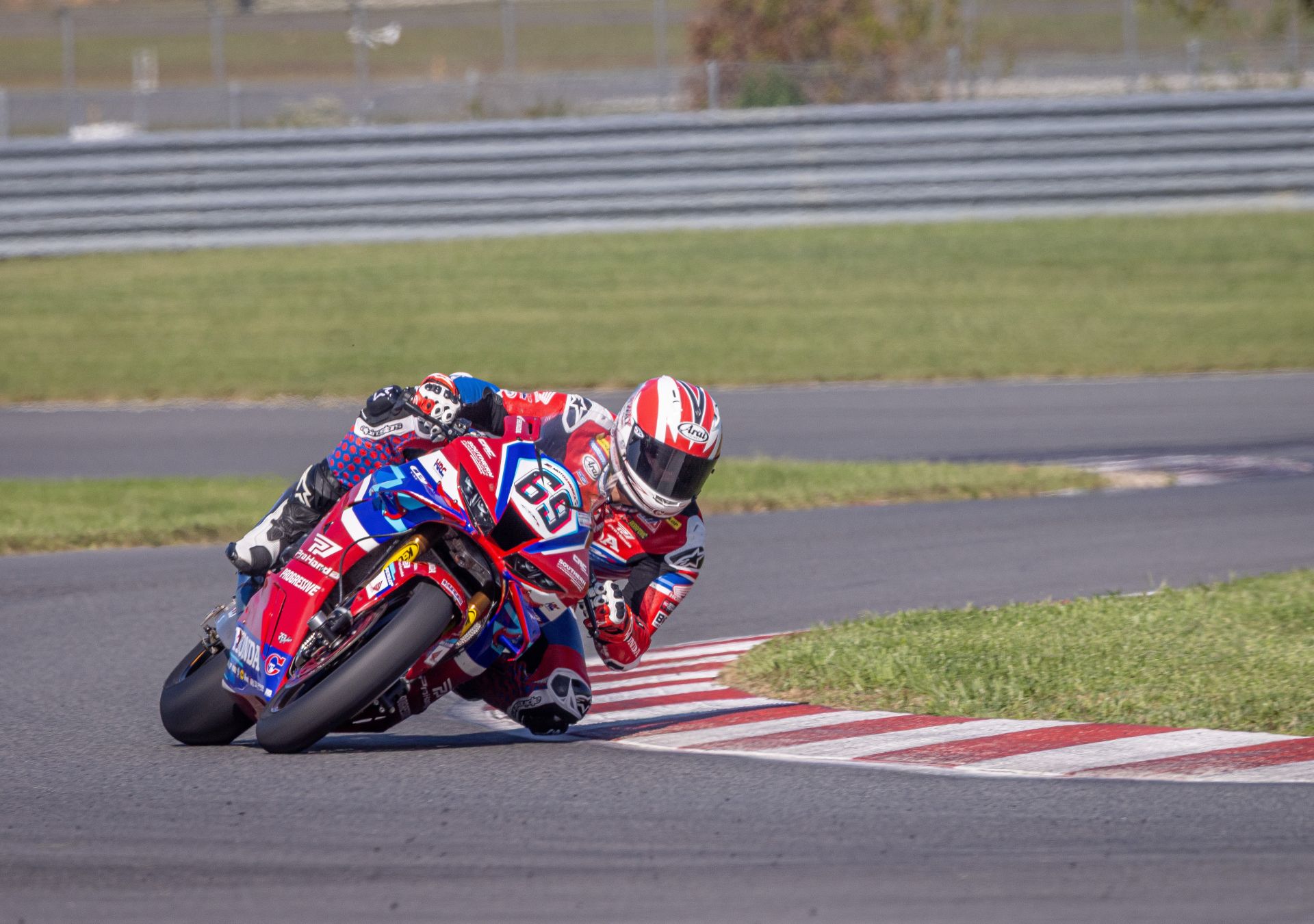 Hayden Gillim (69) at NJMP. Photo courtesy Real Steel Honda.