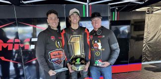 Jayden Fernandez clinched the 2025 Italian Aprilia Trofeo Pro title and the Overall Trofeo crown today at the iconic Autodromo Internazionale del Mugello. Photo courtesy Fernandez Racing.