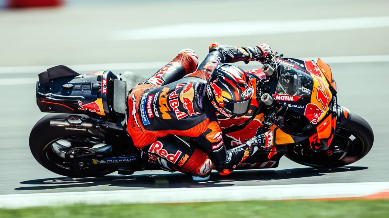 Maverick Viñales (12) at Mandalika. Photo courtesy Red Bull KTM Tech3.