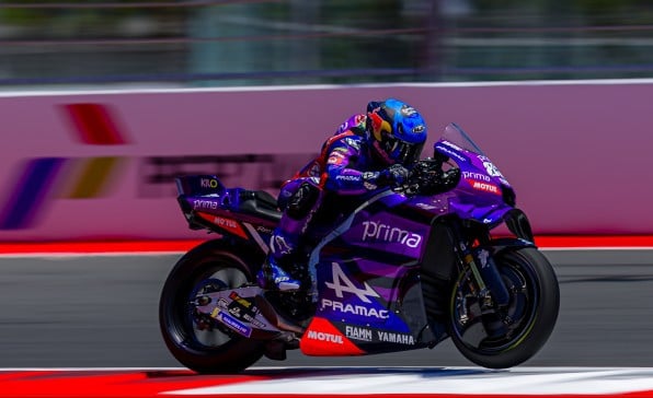 Miguel Oliveira (88) at Mandalika. Photo courtesy Prima Pramac Yamaha.
