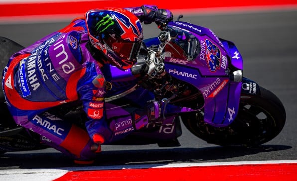 Jack Miller (43) at Mandalika. Photo courtesy Prima Pramac Yamaha.