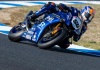 Bobby Fong (50) at Estoril, in Portugal. Photo courtesy Yamaha Motor Corp., USA.