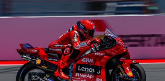 Marc Marquez (93) at Mandalika. Photo courtesy Ducati Lenovo Team.