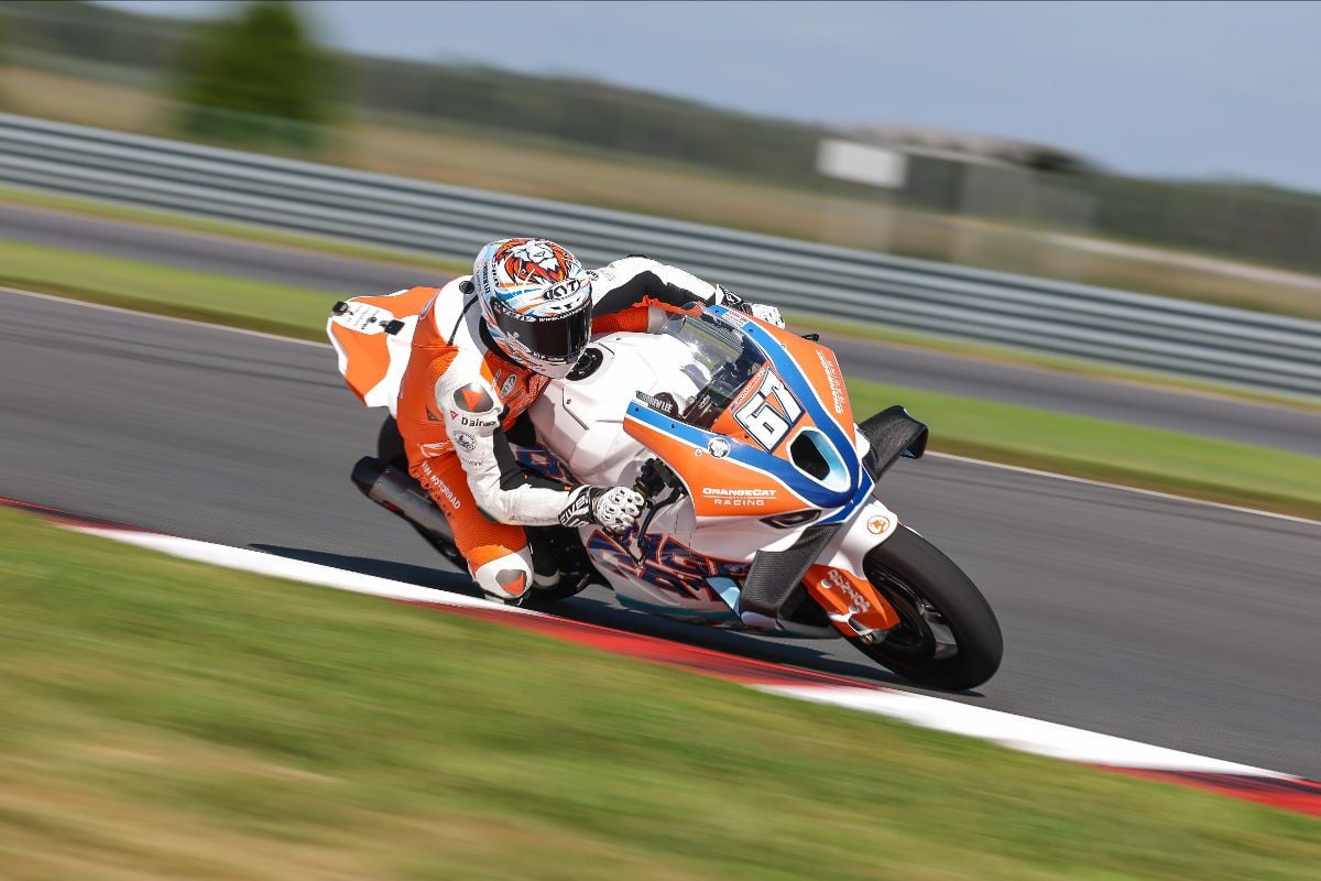 OrangeCat Racing rider Andrew Lee (67). Photo credit: Brian J. Nelson