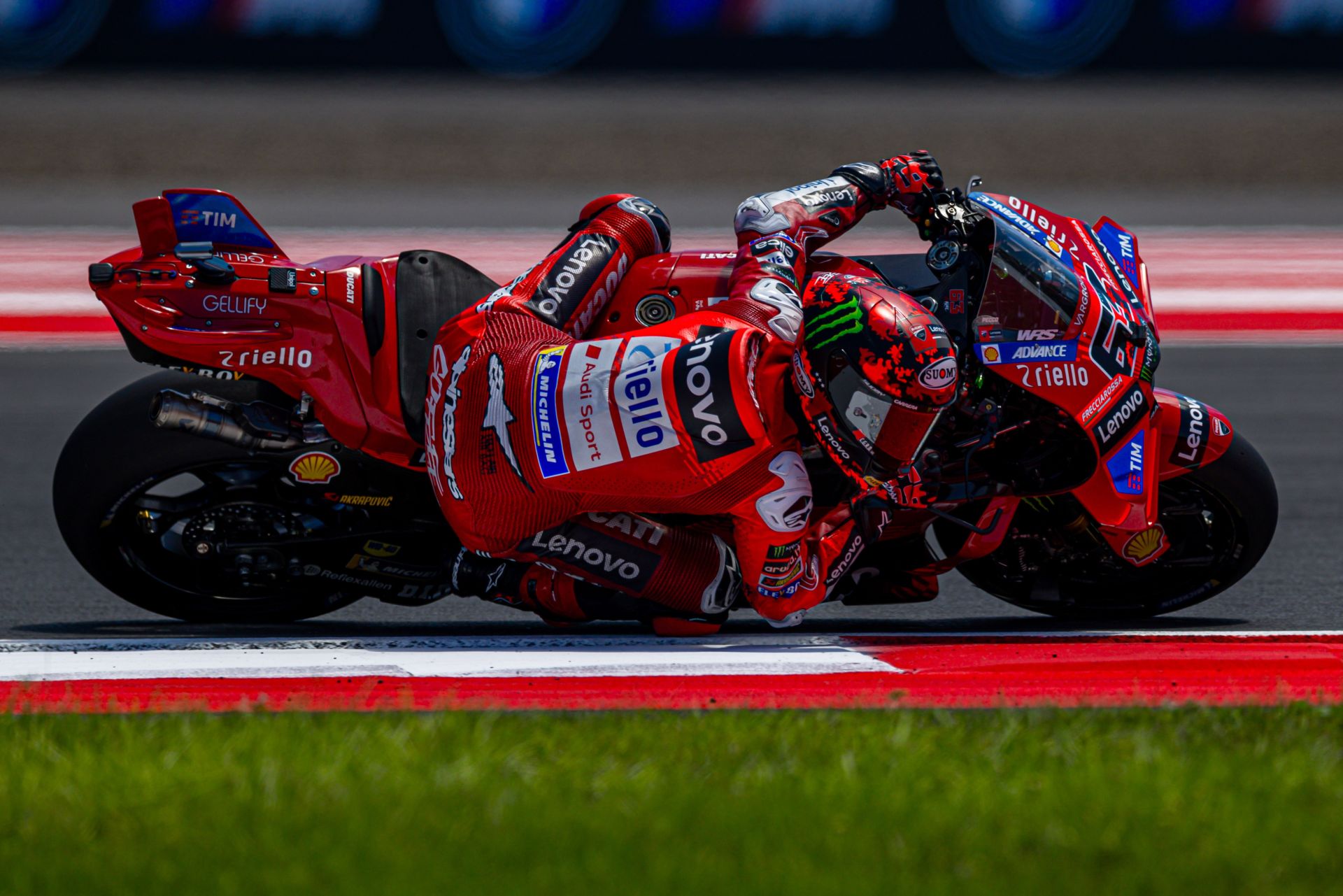 Francesco Bagnaia (63) at Mandalika. Photo courtesy Ducati Lenovo Team.