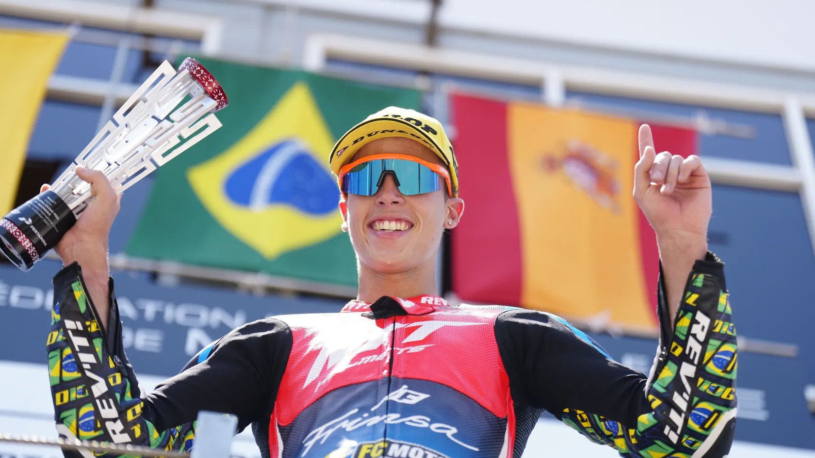 Diogo Moreira during 2023 Indonesian GP. Photo courtesy Dorna.