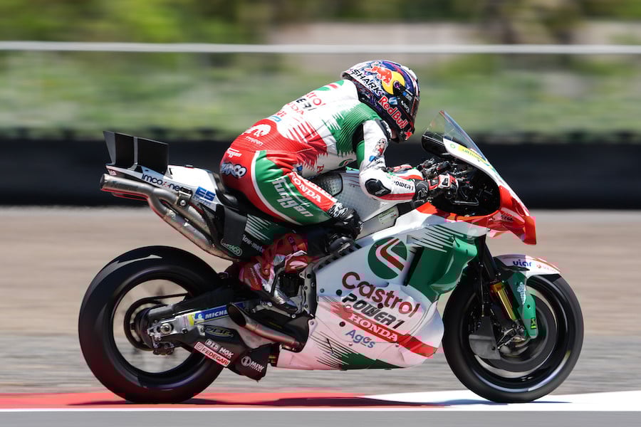 Johann Zarco (5) at Mandalika. Photo courtesy CASTROL Honda LCR