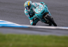 David Almansa (22) at Phillip Island. Photo courtesy Dorna.