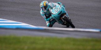 David Almansa (22) at Phillip Island. Photo courtesy Dorna.