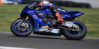 Jones topped two of the three SW-Motech Superbike practice sessions. Photo credit RbMotoLens