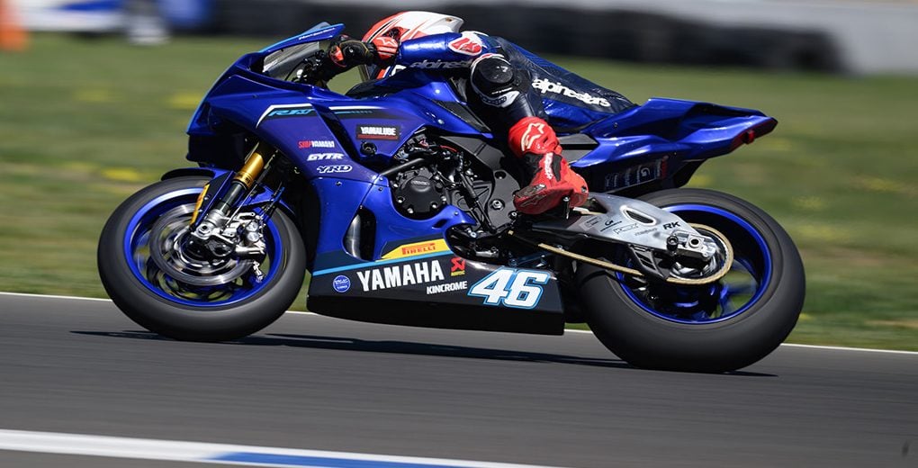 Jones topped two of the three SW-Motech Superbike practice sessions. Photo credit RbMotoLens