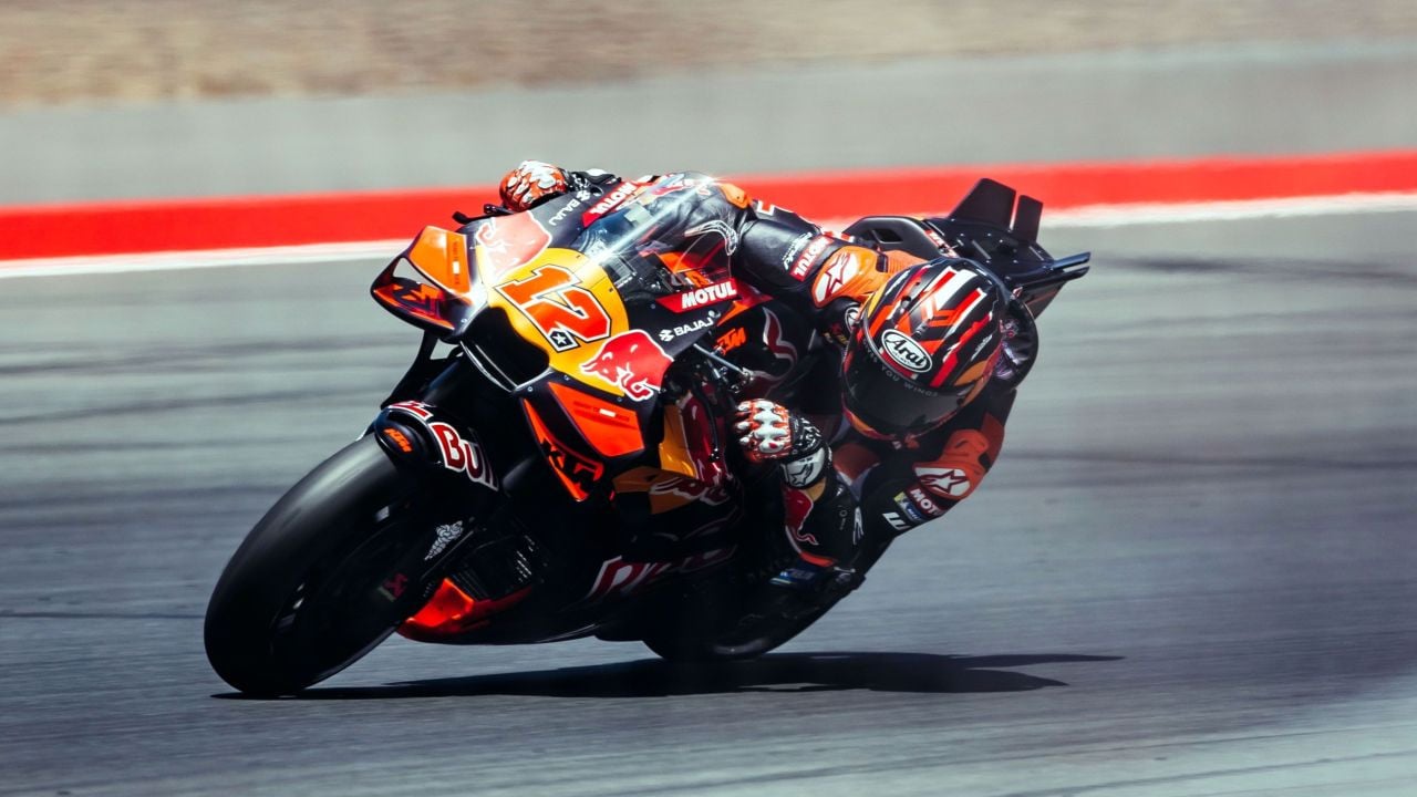 Maverick Viñales(12) at Mandalika. Photo courtesy Red Bull KTM Tech3.