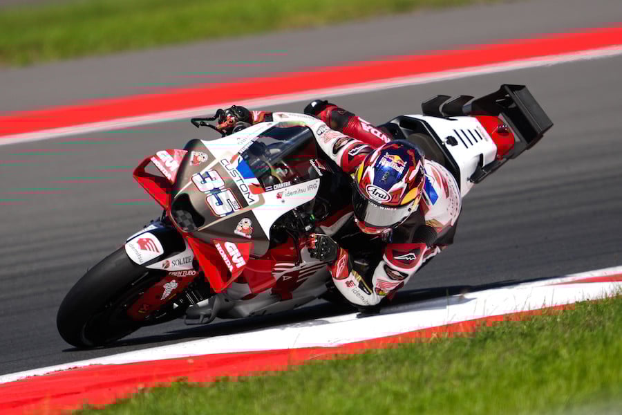 Somkiat Chantra (35) at Mandalika. Photo courtesy IDEMITSU Honda LCR. 