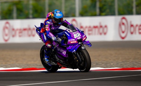 Miguel Oliveira (88) at Mandalika. Photo courtesy Prima Pramac Yamaha.