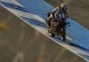 Toprak Razgatlioglu (1) on his ROKiT BMW Motorrad WorldSBK Team M1000RR at Estoril. Photo courtesy Dorna.