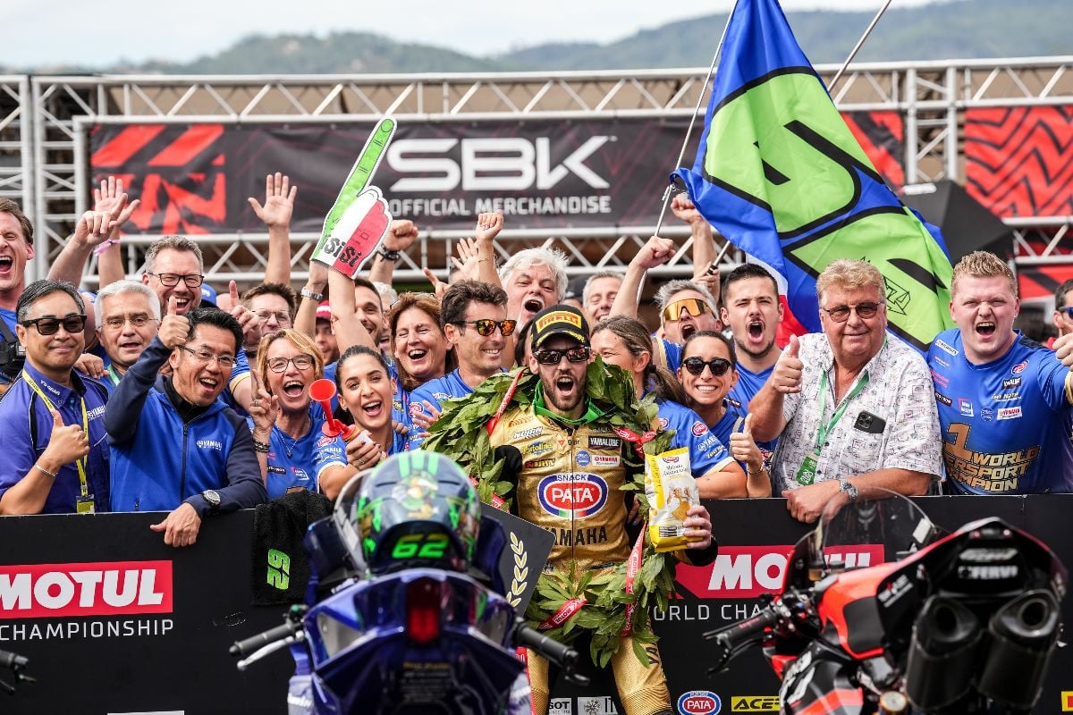 Pata Yamaha Ten Kate Racing Team. Photo courtesy Dorna.