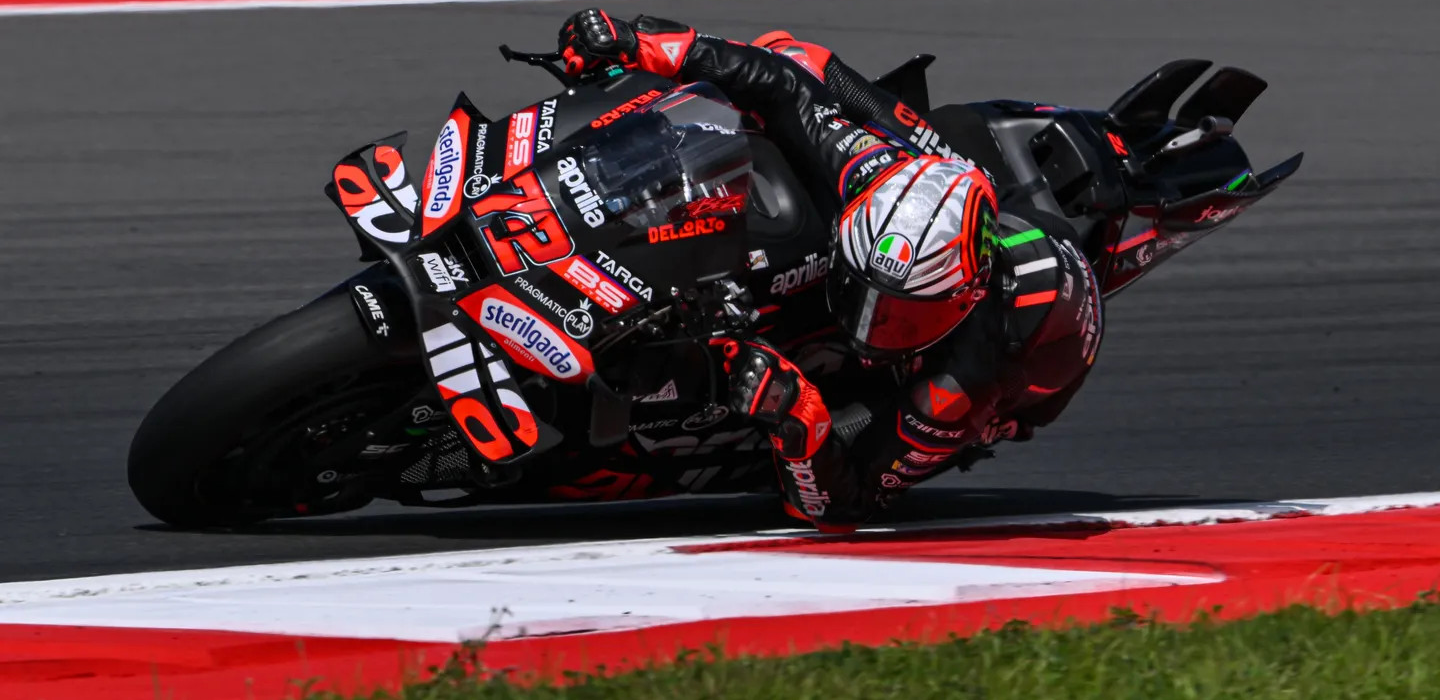 Marco Bezzecchi (72) claimed pole position at Mandalika. Photo courtesy Dorna.