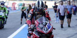 Mattia Casadei (40) at Jerez. Photo courtesy Dorna.