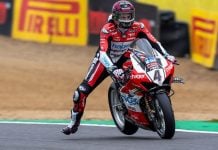Scott Redding (4) at Brands Hatch. Photo courtesy BSB.