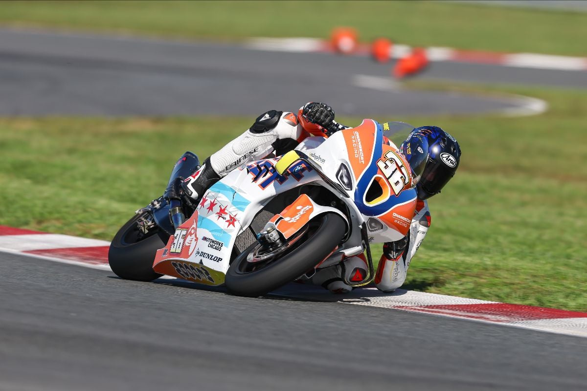 OrangeCat Racing rider Jayson Uribe (No. 36) Photo credit: Brian J. Nelson