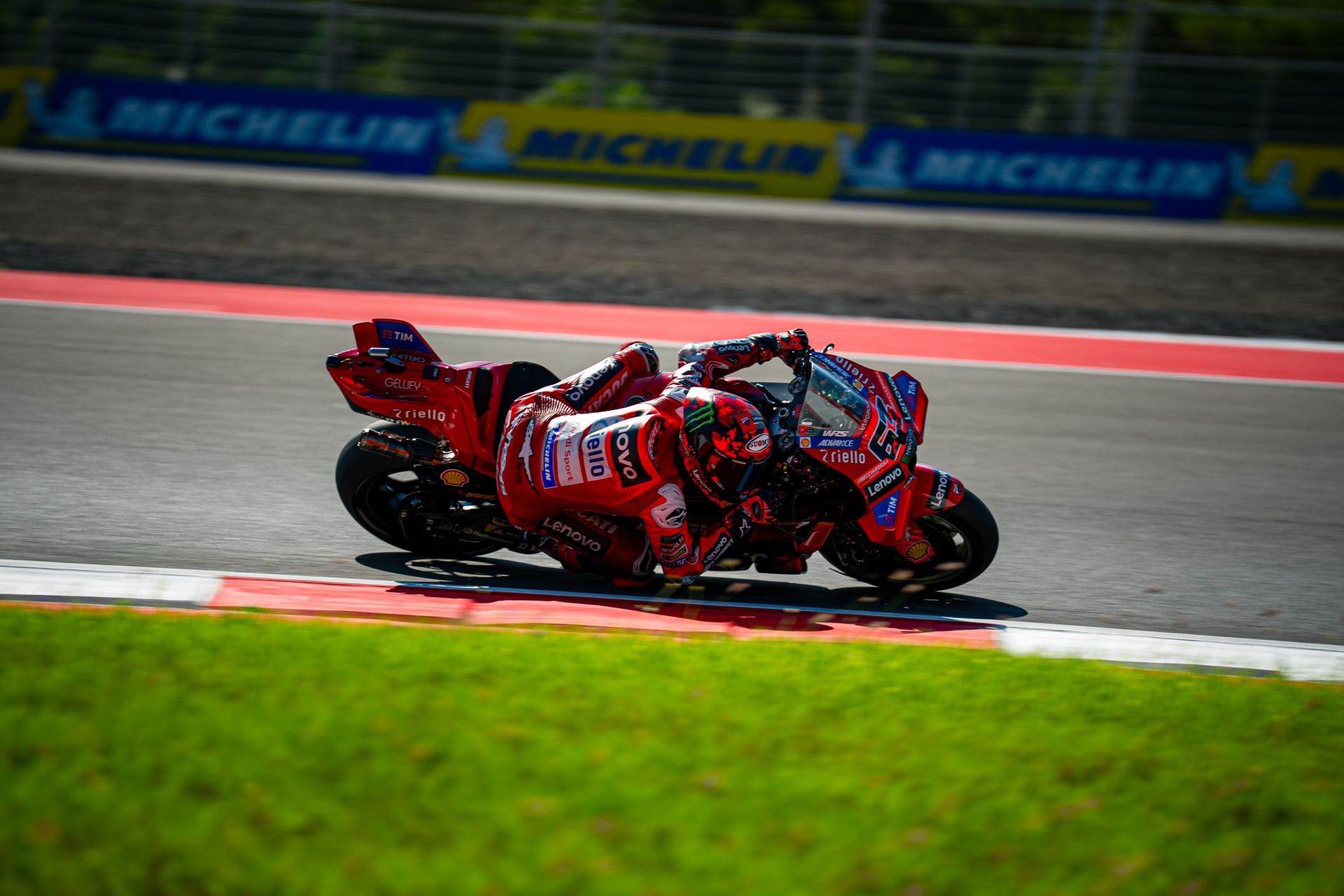 Francesco Bagnaia (63) at Mandalika. Photo courtesy Ducati Lenovo Team.
