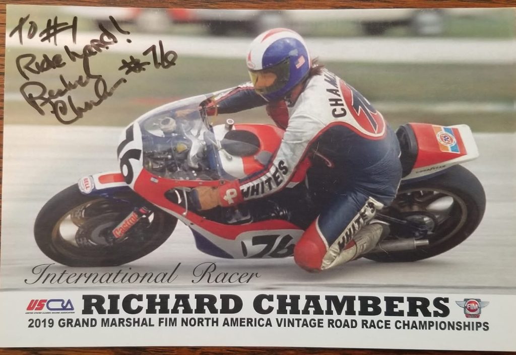 R.I.P.: Racer, Announcer, Enthusiast Richard Chambers - Roadracing ...