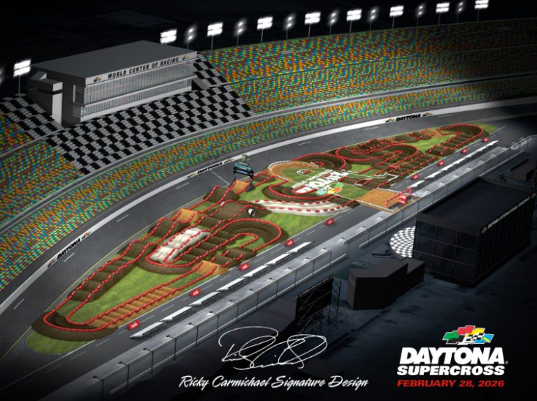 Daytona Speedway Unveils Course Design for 2026 Supercross