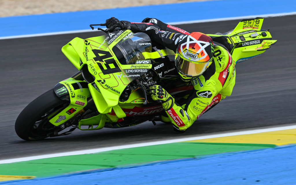Di Giannantonio Claims Pole Position in Brazil MotoGP