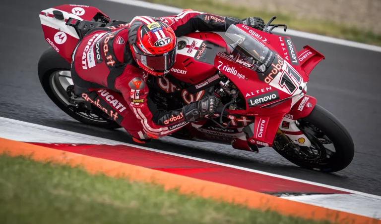 WSBK:  Bulega Breaks Lap Record, Takes Pole Position at Most
