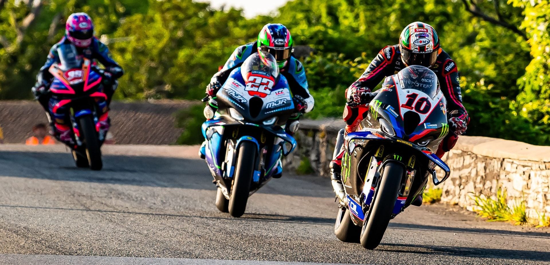 Isle of Man TT Races End Early TT 2026 Solo Practice 10 Peter Hickman Superbike, 22 Michael Sweeney & Kevin Keyes Both Superstock