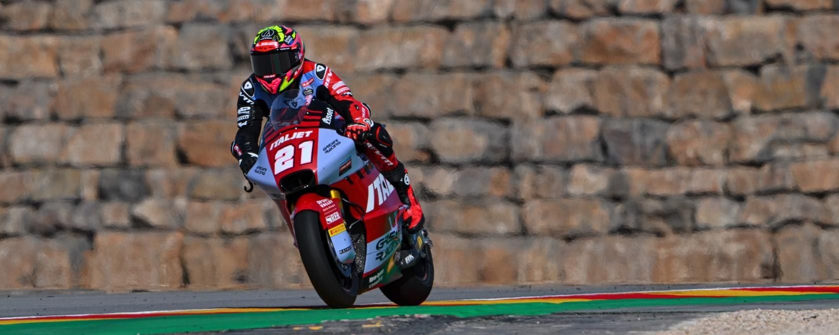 Moto2: Lopez Takes Pole Position At Aragon image