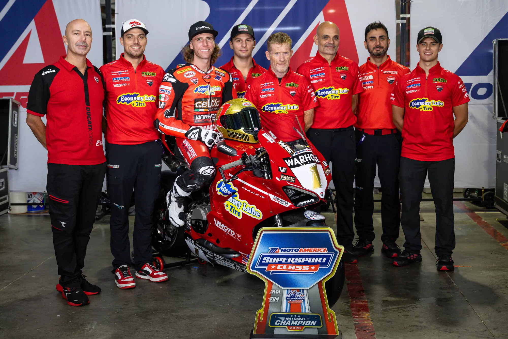 MotoAmerica: Binder Joins Beaubier On Warhorse HSBK Ducati Superbikes HSBK PR 2027 Binder & Beaubier