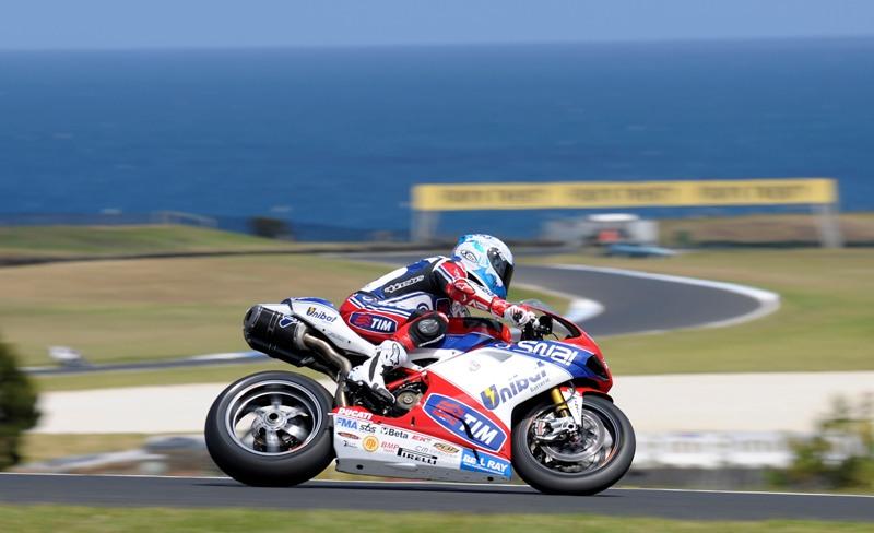 Checa Unofficially Fastest During World Superbike Test One At Phillip Island