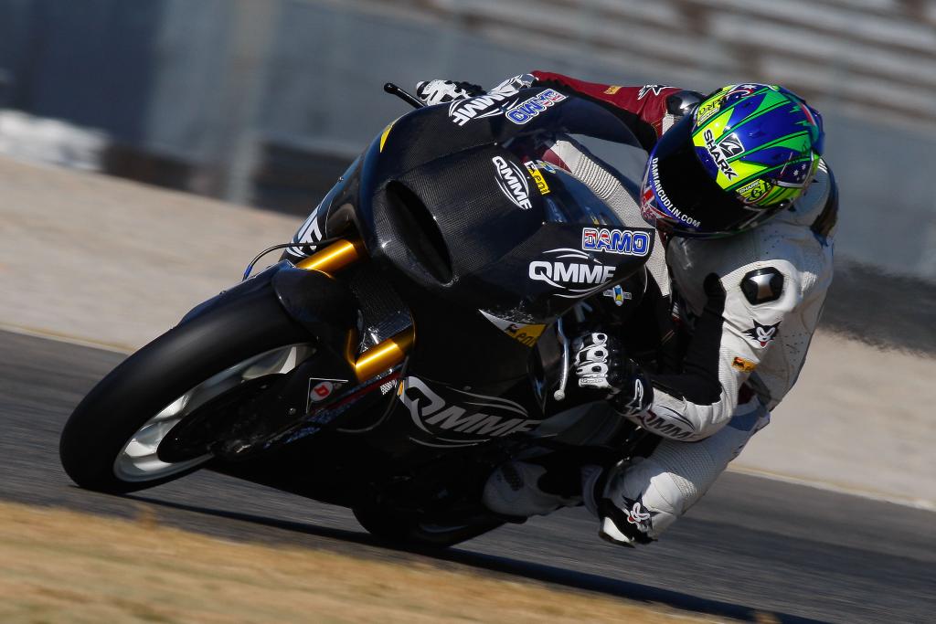 QMMF Racing's Damian Cudlin, Elena Rossell Begin Testing Moriwaki Moto2 Bikes An Valencia