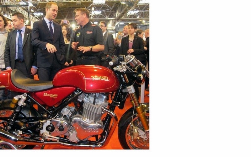 Prince William Checked Out New Nortons During Recent Motorcycle Show In London
