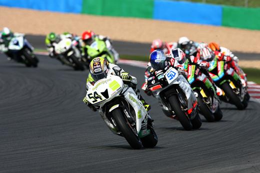 Only 12 Riders Finish World Supersport Race At Magny-Cours