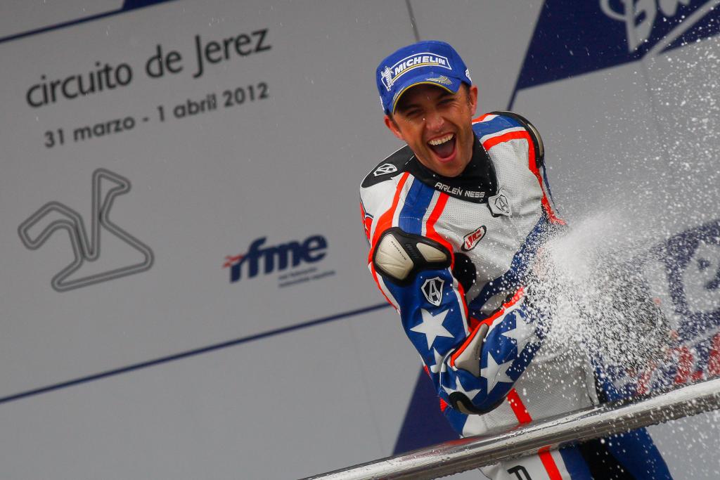 Updated With Photos: American Kenny Noyes Third in Spanish National Moto2 Opener