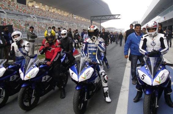 Lorenzo Rides Budh International Circuit In India