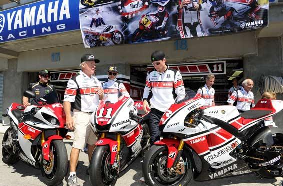 Yamaha's Past And Present Meet At Mazda Raceway Laguna Seca
