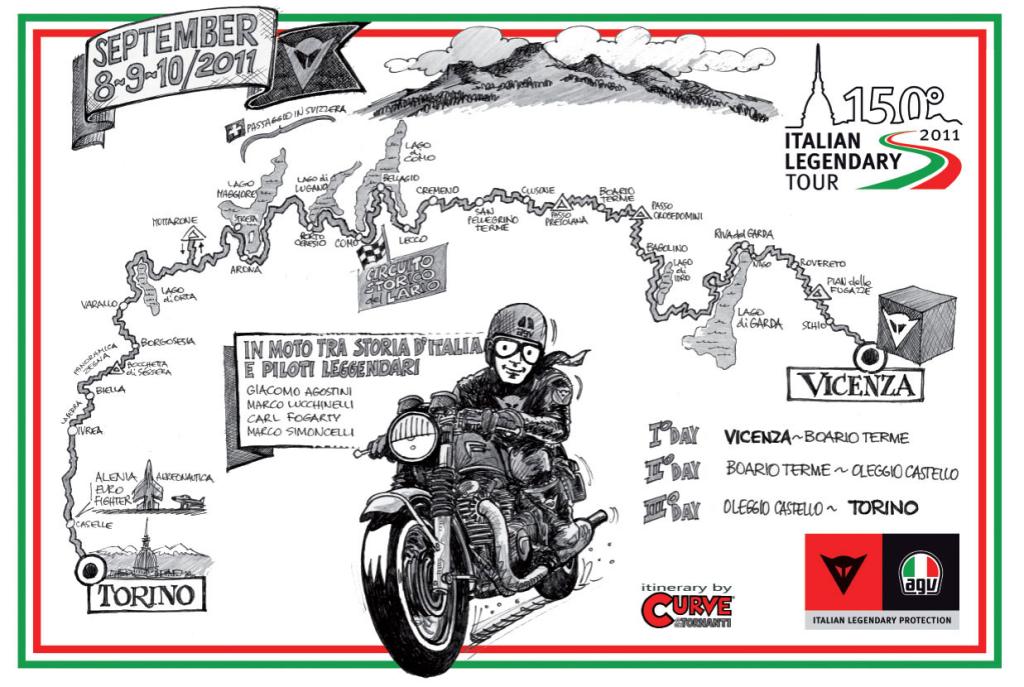 More On That Dainese Italian Legendary Tour With Agostini, Fogarty And Simoncelli