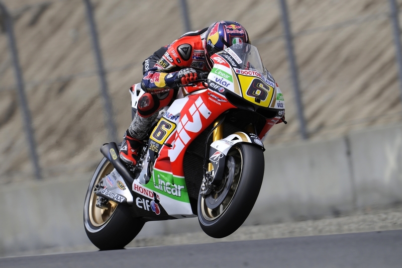 Bradl Fastest, Bautista Crashes During MotoGP Warm-Up At Mazda Raceway Laguna Seca
