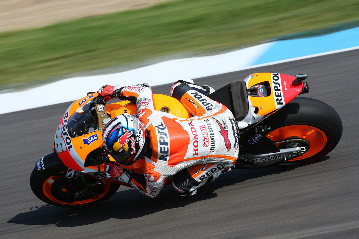 Pedrosa Goes 216.858 mph, Sets New MotoGP Top Speed Record For Indy
