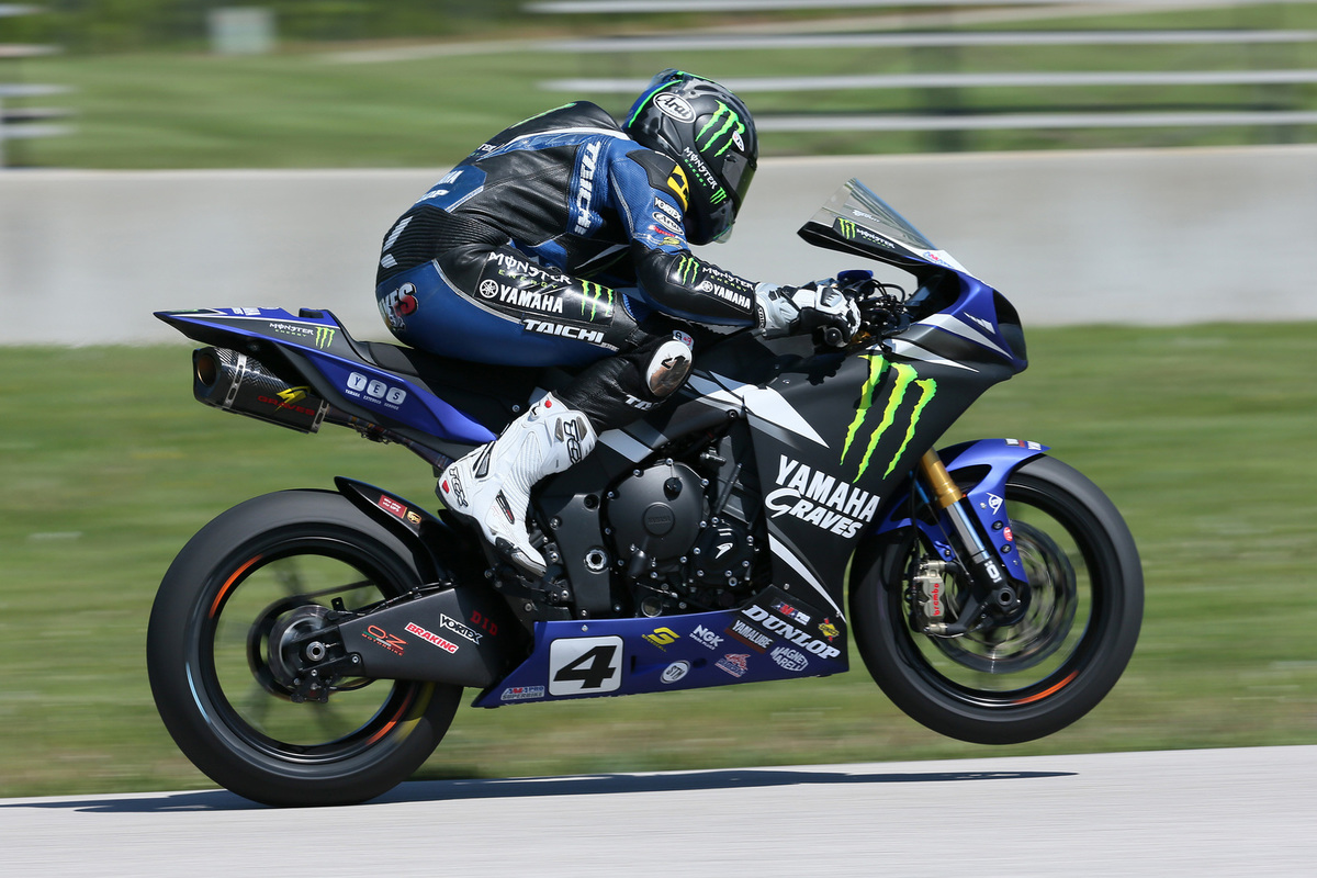 Hayes Fastest In AMA Pro Superbike WarmUp At Road America Roadracing