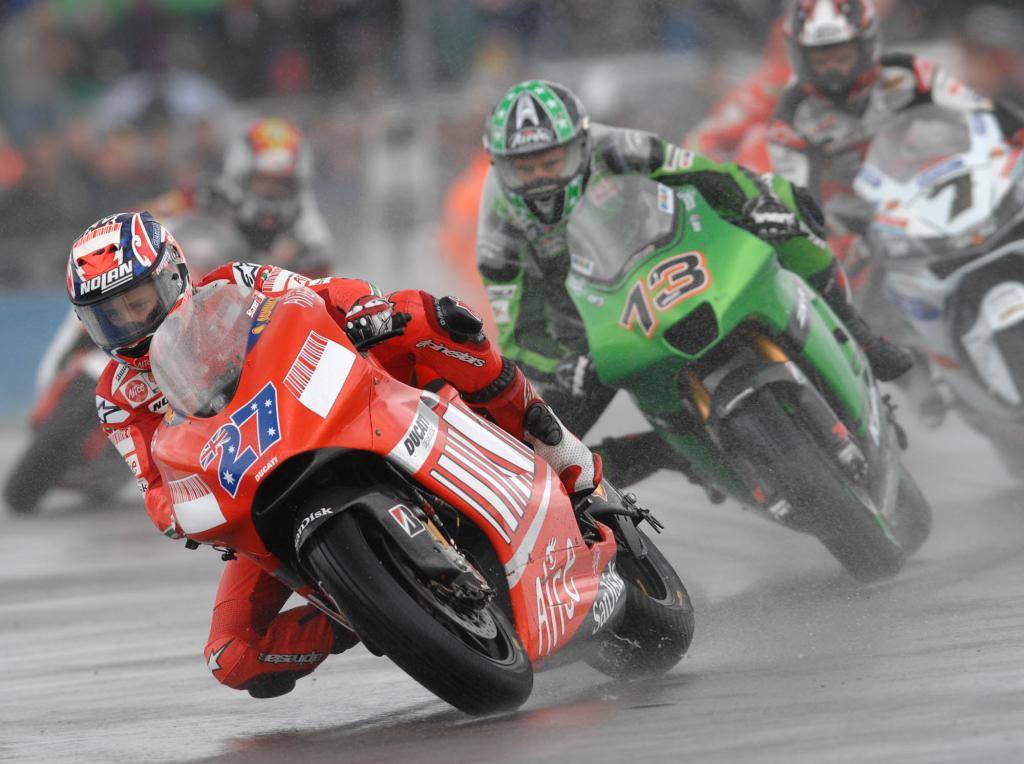 Updated: Stoner Wins Wet British Grand Prix At Donington Park