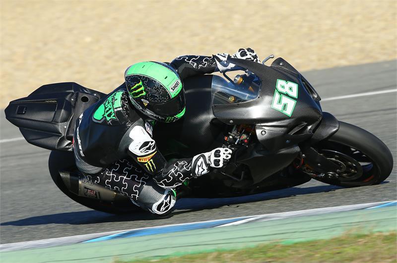 Eugene Laverty Gets First Taste Of Voltcom Crescent Suzuki Superbike At Jerez