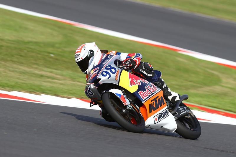 Hanika On Red Bull MotoGP Rookies Cup Pole Position At Silverstone