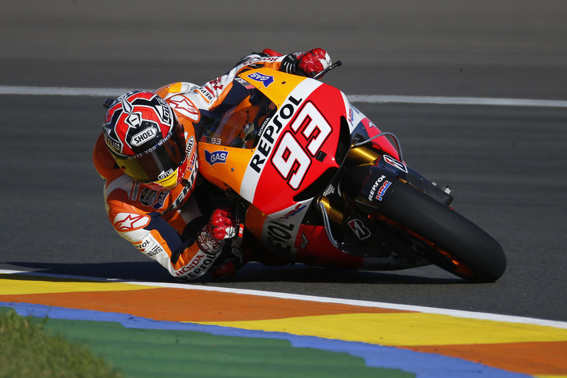 Marquez, Lorenzo, Pedrosa Separated By 0.024 Second In Opening MotoGP Practice At Valencia